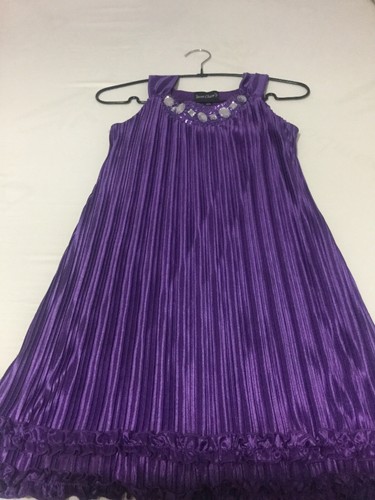 girls dress purple color