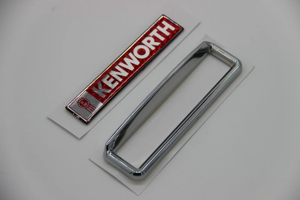 Se adapta a la guantera Kenworth emblema logotipo y bisel 4,5" Foto 3 de 4