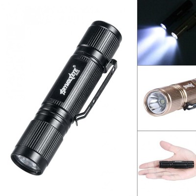 Pocket Waterproof Mini LED Penlight Flashlight Torch Clip AA/AAALamp Light Black Pocket Waterproof Mini LED Penlight Flashlight Torch Clip AA/AAALamp Light Black