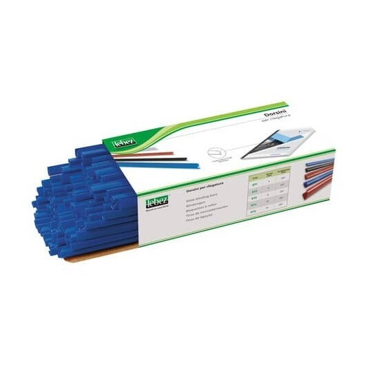 Dorsino in plastica tondo Lebez formato 6 mm - colore blu 872BL