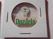1" Daniels unknown location and office litho tab pinback button