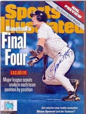 Shane Spencer autographed Sports Illustrated Magazine (New York Yankees)