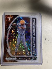 2020 Prizm Draft Picks Rookie RC Alerick Soularie Orange Disco Power Surge 24/50