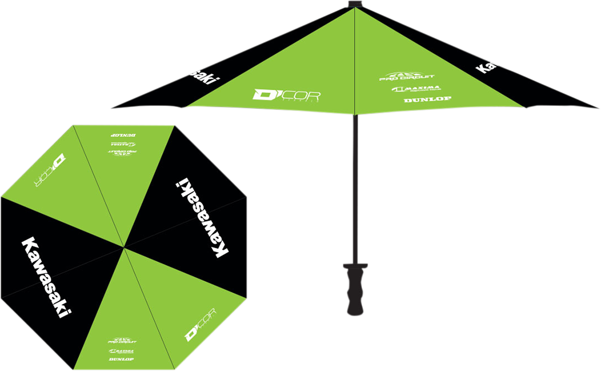 D'COR VISUALS - Umbrella For Kawasaki Green/Black | 81-103-1 | eBay
