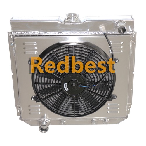 3 Row Radiator+Shroud+Fan For 1966-1973 Mercury Comet XR-7 Cobra Jet Boss 429 V8 - Picture 12 of 18