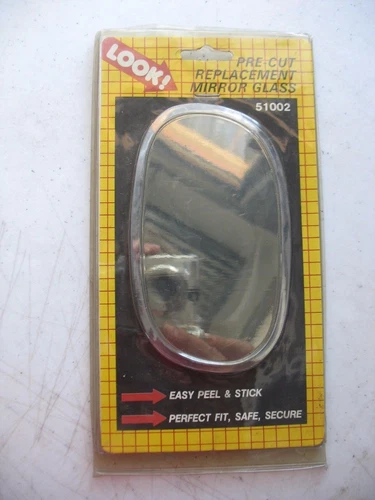NOS MOTORMITE USA L SIDE MIRROR GLASS #51002 Various 1970-86