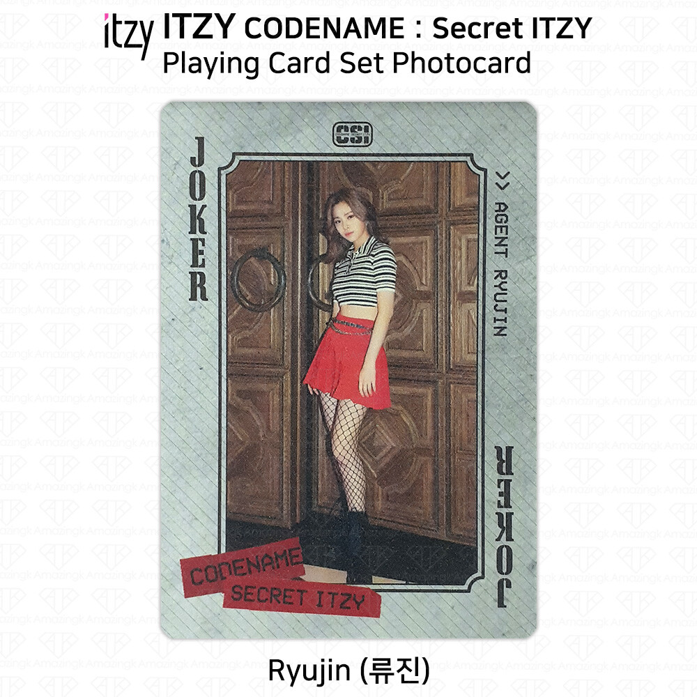 ITZY CSI Code Name Secret ITZY Playing Card Cube Puzzle Square