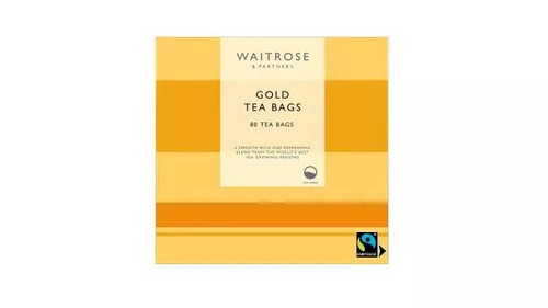 Waitrose Gold Strong Tea Bags Smooth Rich & Refreshing Taste Tea 80 Tea Bags - Picture 3 of 5