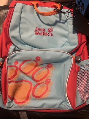 Jack Wolfskin Backpack New 2 Sections/2 Hydration Bottle Pockets