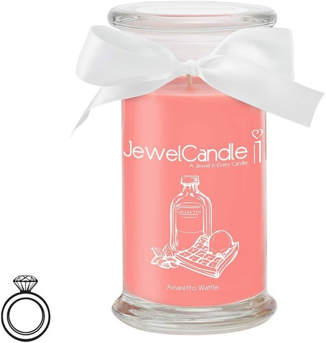 Jewel Candle Scented Candle Big Glass Jar with 925 Sterling Silver Jewellery - Picture 6 of 29