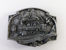 Cumbres  Toltec R.R. Scenic Railroad Train New Mexico VTG Siskiyou Belt Buckle