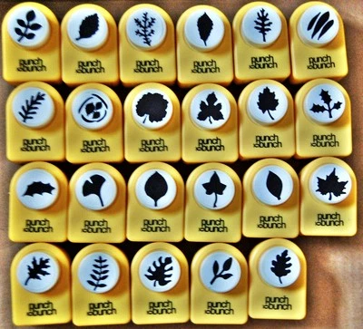 Medium Size Leaf Paper Punches Diff. Shapes To Pick From Scrapbook-Card-Craft
