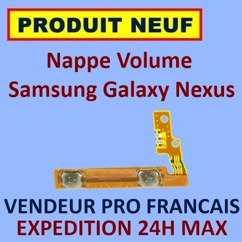 ✖ NAPPE BOUTON VOLUME SAMSUNG GALAXY NEXUS i9250 FLEX ✖ NEUF GARANTI ENVOI 24H ✖ - Imagen 1 de 1