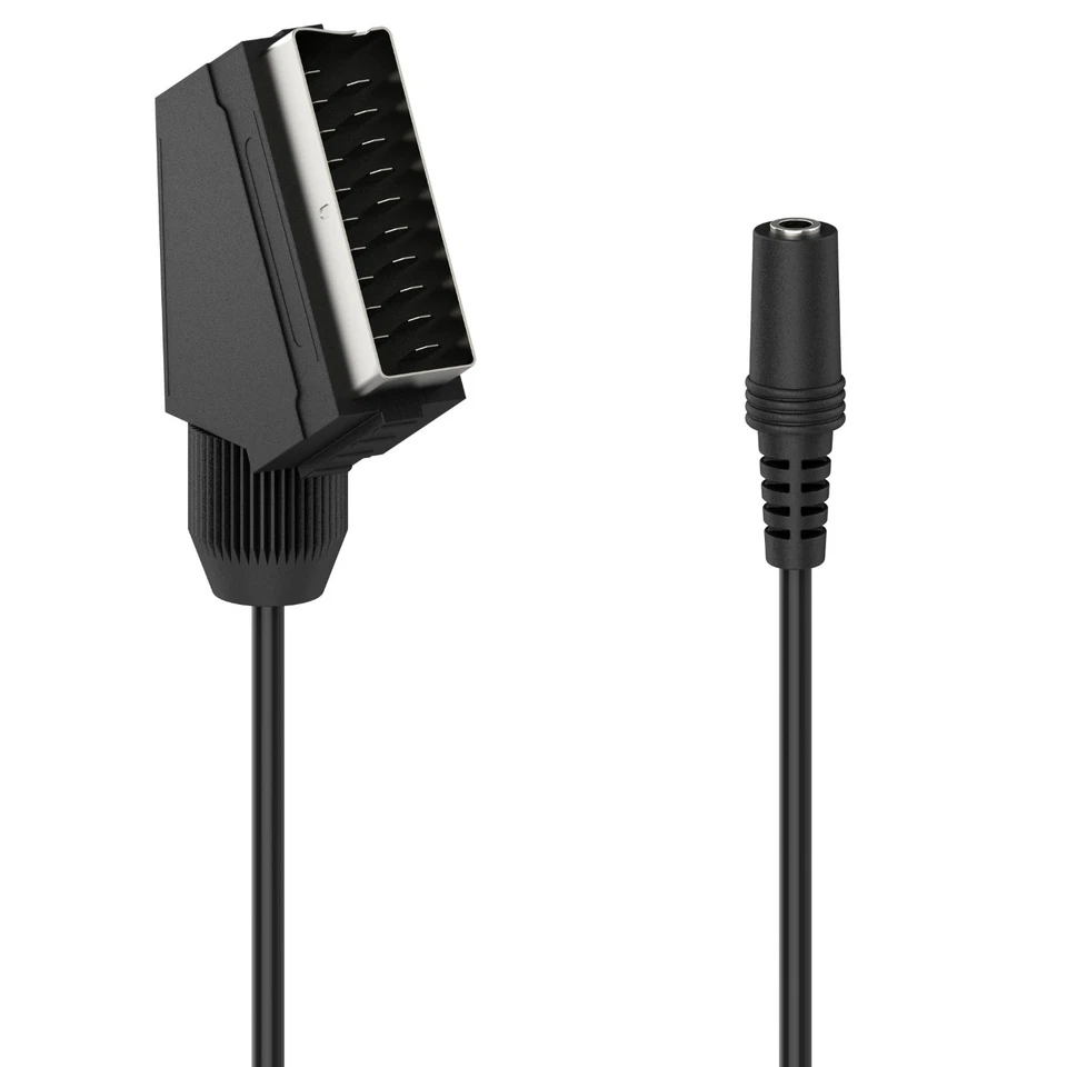Hama Scart-Adapter Stecker 3,5mm Klinke Buchse AUX Kabel TV Kopfhörer Fernseher - Bild 1 von 1