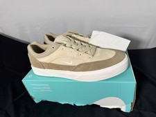 Nike SB Melor Skate Shoes UK9.5 Brand New In Half Box LT Khaki/ Pale Ivory