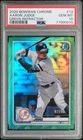 2020 Bowman Chrome AARON JUDGE #13 Green Refractor #/99 - PSA 10 GEM MINT