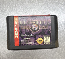 Williams Ultimate Mortal Kombat 3 Sega Genesis Fighting Mortal Kombat Cartridge