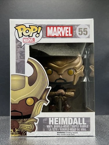 Funko Pop Heimdall Vinyl Figure #55 Thor Marvel W/Protector