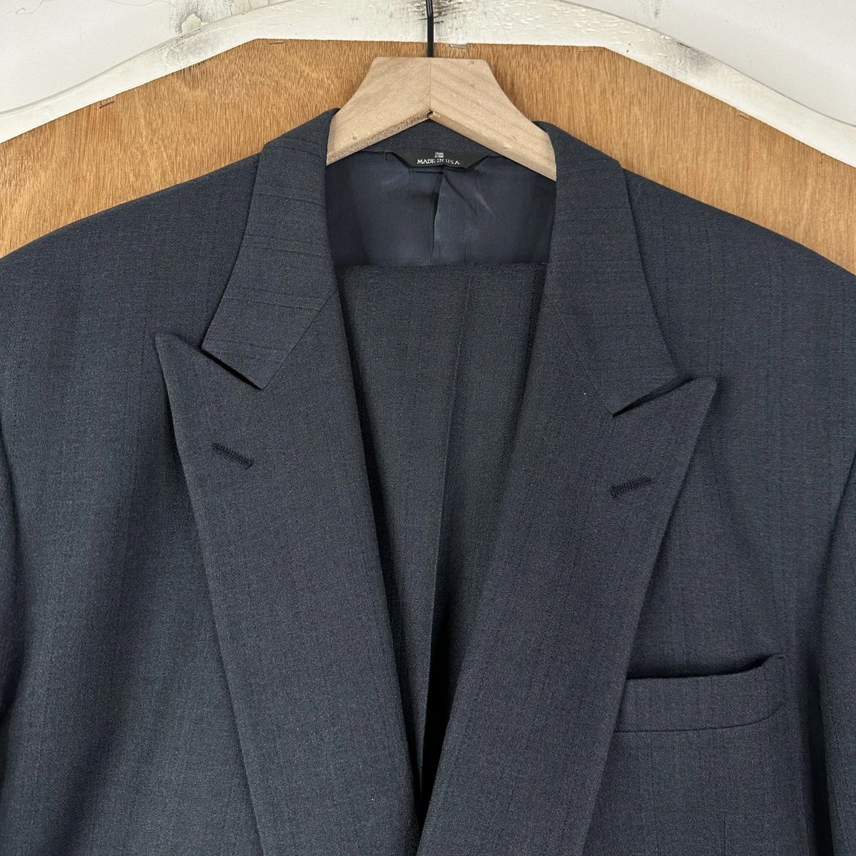Pleated Striped Double-Breasted Suits & Blazers for Men for sale