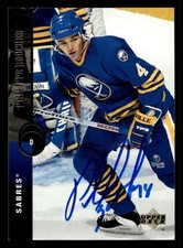 Philippe Boucher 1994-95 Upper Deck #71 Buffalo Sabres AUTO HAND SIGNED