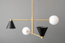 Chandelier Light-Adjustable Arm Light-Light Fixture-Ceiling Light Halloween Gift