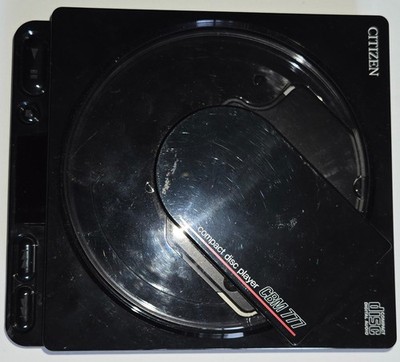 CITIZEN ポータブルCDプレーヤー CBM-777 1988 Vintage Citizen CBM777 Compact Disc Player Digital Audio Made