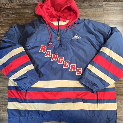 Vintage New York Rangers Jacket Size XL NHL Hockey Bomber Apex One 90s