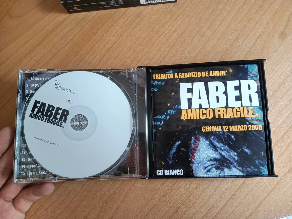 Faber amico fragile - Genova 12 marzo 2000 cd - Immagine 2 di 4