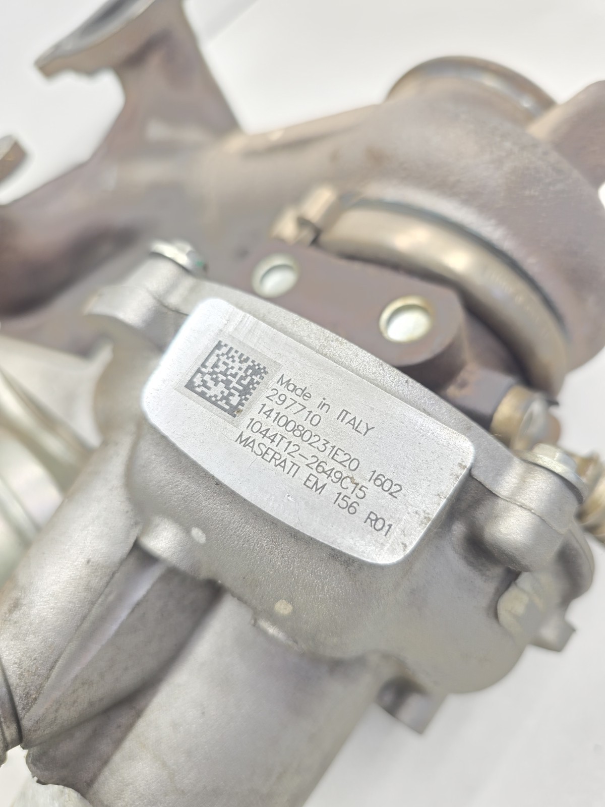2014-2020 MASERATI GHIBLI TURBO TURBOCHARGER, PART# 297710, GENUINE OEM