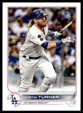 2022 Topps Justin Turner Los Angeles Dodgers #257