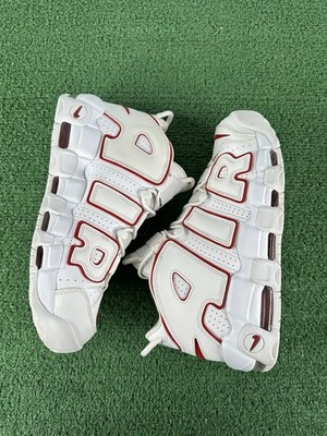 Size 11.5 - Nike Air More Uptempo White Varsity Red Outline 921948