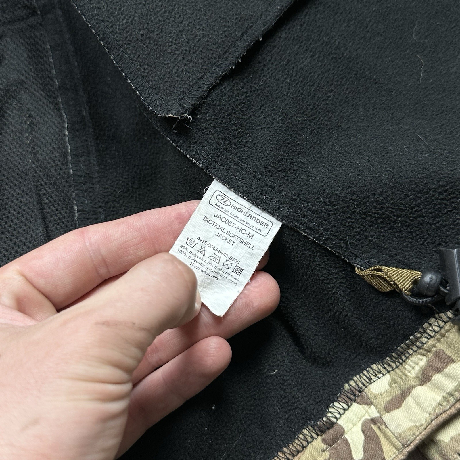 Highlander Tactical Softshell Camo Jacket Mens Si… - image 8