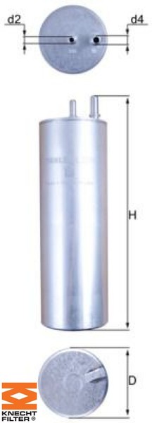 Knecht KL229/5 Kraftstofffilter Kraftstoffilter FüR Vw-image