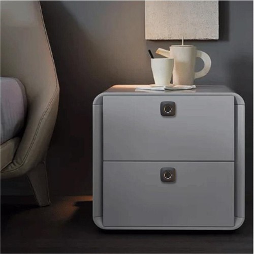 1 Set Fingerprint Lock Smart Keyless Entry Drawer Locker Cabinets Lock Mini Easy - Picture 7 of 12