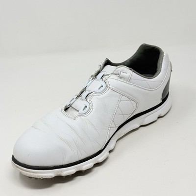 Footjoy Pro SL BOA Golf Shoes Mens 10 M White Black Leather Spikeless 53596 Footjoy Pro SL BOA Golf Shoes Mens 10 M White Black Leather  main image 3