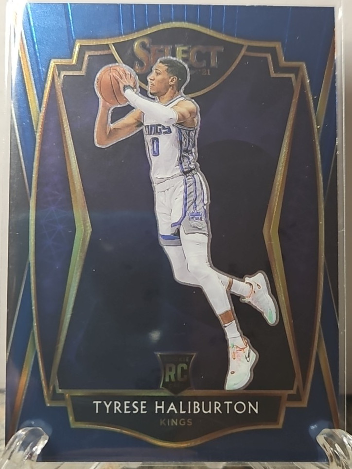 2020-21 Panini Select - Premier Level Tyrese Haliburton #189 Blue (RC)