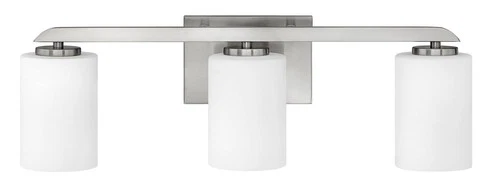 Hinkley Kyra 24" Wide Modern Brushed Nickel 3-Light Bath Light - Picture 7 of 7