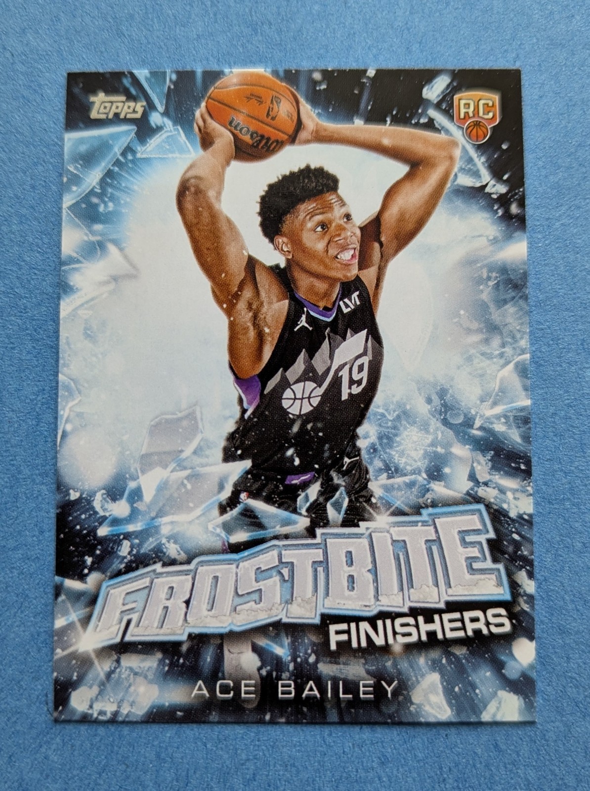 2025 Topps Holiday Basketball Frostbite Finishers Ace Bailey RC Rookie SSP