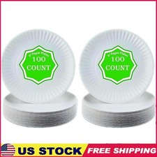 Disposable Paper Plates Pack Pizza Parties Events Conferences Home Use
