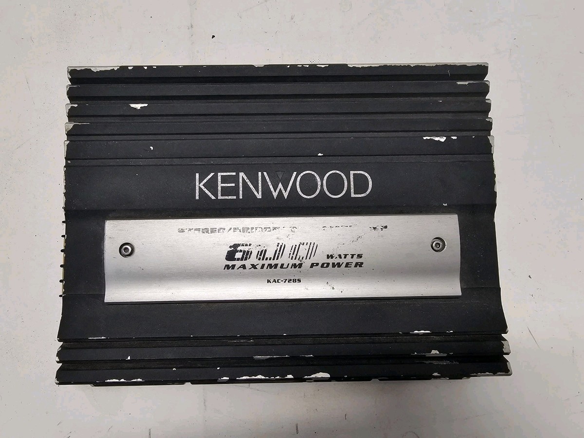 Kenwood KAC-7285 600 Watts Amplifier Made In Mexico Not Tested | eBay