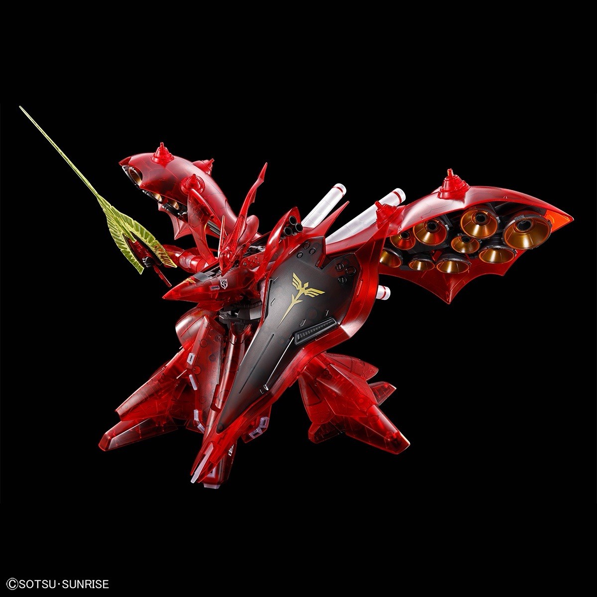 BANDAI MSN-04Ⅱ NIGHTINGALE 1/144 HG 1/144 MSN-04II Nightingale [Clear Color] Limited Gunpla Bandai