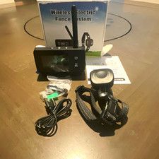 Wireless Electric Dog Fence Kit w/ Receiver Collar, Transmitter CW-QXO-D3TW-1