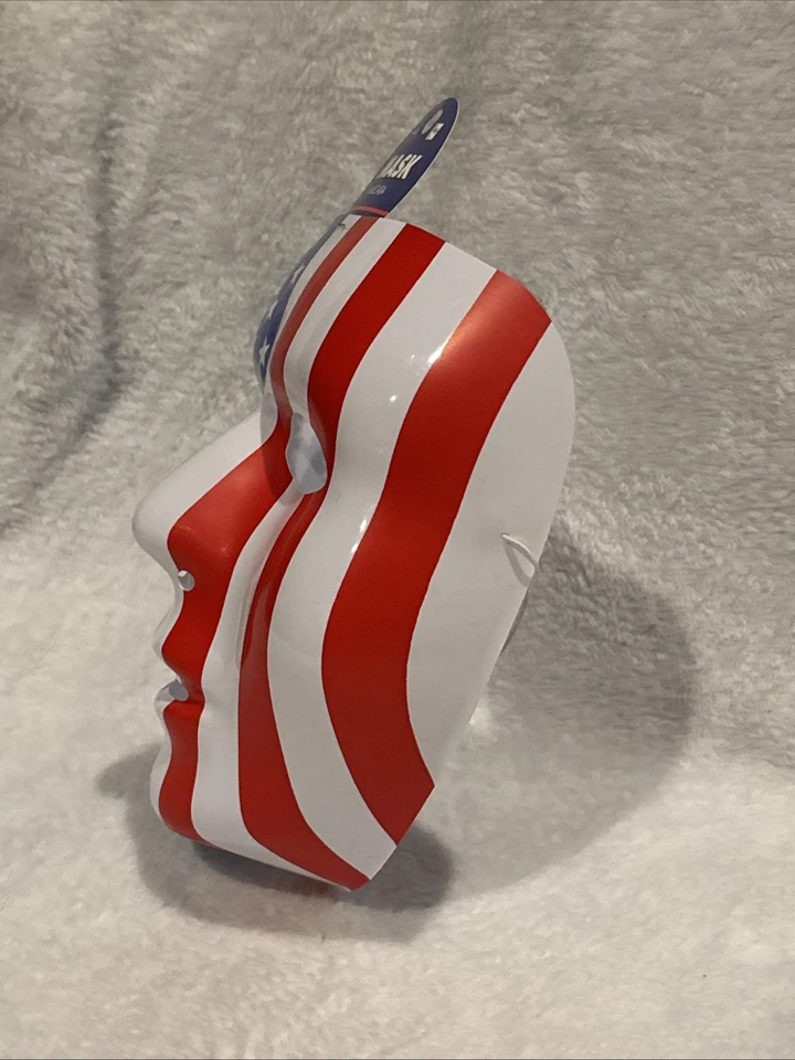 Halloween Rojo Blanco Y Azul - Patriótico - Disfraz Plástico EE. UU. - América Foto 3 de 3