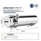 Whole House High Flow UF 1500L Water Purifier 0.01μm Steel Mineral Filter
