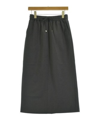 OPAQUE.CLIP Long/Maxi Length Skirts Gray(Stripe Pattern) 2200693409038