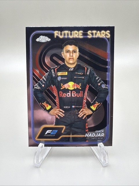 Isack Hadjar 2024 Topps Chrome Formula 1 F2 Drivers Future Stars