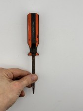 Vintage ROSCO USA 7โ Flat Head Screwdriver Slotted Hand Tool 1970s USA Made