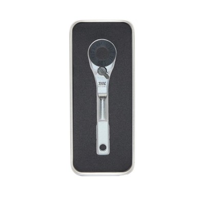 Flat End EDC Ratchet Wrench - Screwdriver Accessory Compatible with Multitool...