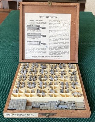 Kingsley Stamping Machine Font 18 point BALLOON Bold CAPS