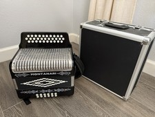 FBE - Montanari Diatonic Button Accordion with Hard Case Excellent Condition